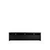 Manhattan Comfort Sylvan 70.86" TV Stand with 3-Drawers in Black 224054